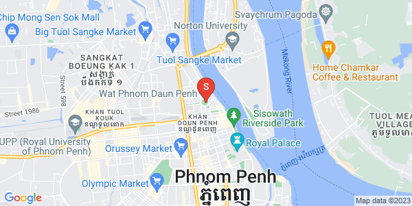 Mapa: Dabest Properties, Wat Phnom, Daun Penh, Phnom Penh
