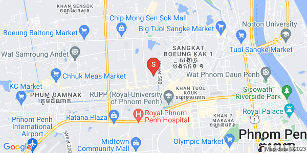 Carte de Phnom Penh Thmey, Sen Sok, Phnom Penh