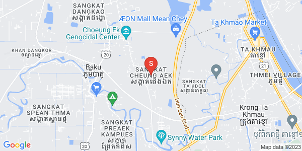 แผนที่ เจืองแอก, ดังกอ, พนมเปญ