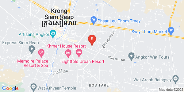 Mapa: Sala Kamraeuk, Siem Reap