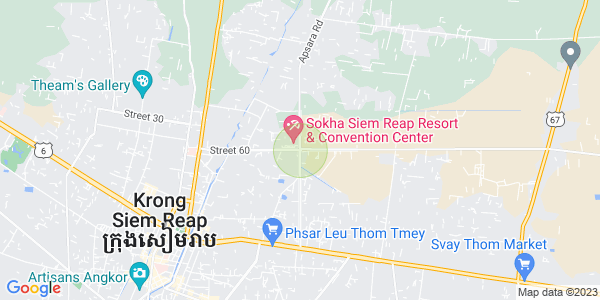 Mapa: Sla Kram, Siem Reap