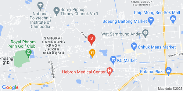 Mapa: Krang Thnong, Sen Sok, Phnom Penh