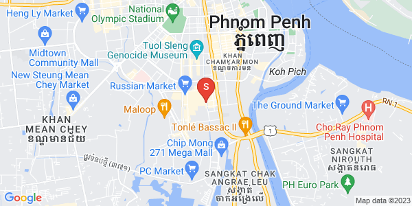 Mapa: Boeung Trabek, Chamkarmon, Phnom Penh
