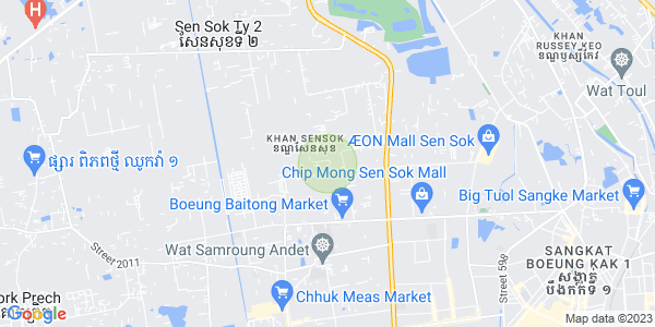แผนที่ กุกเคลียง, แซนสก, พนมเปญ