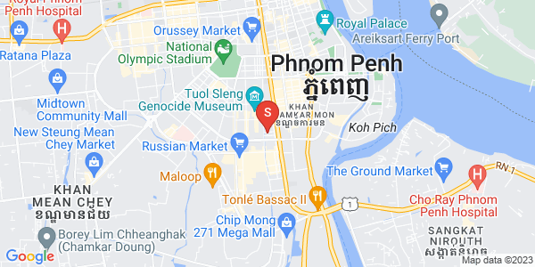 Mapa: BKK 3, Boeng Keng Kang, Phnom Penh