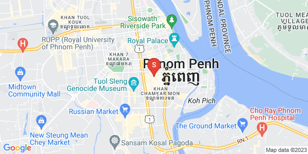 Map of BKK 1, Boeng Keng Kang, Phnom Penh