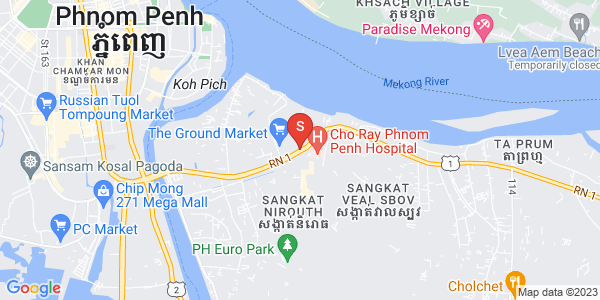 Nirouth分区, 铁桥头区, 金边地图
