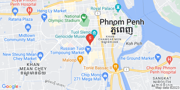 Carte de BKK 2, Boeng Keng Kang, Phnom Penh