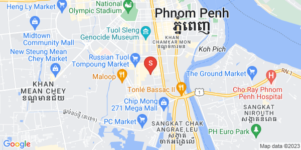 万景岗2分区（BKK2), 波哥堪, 金边地图