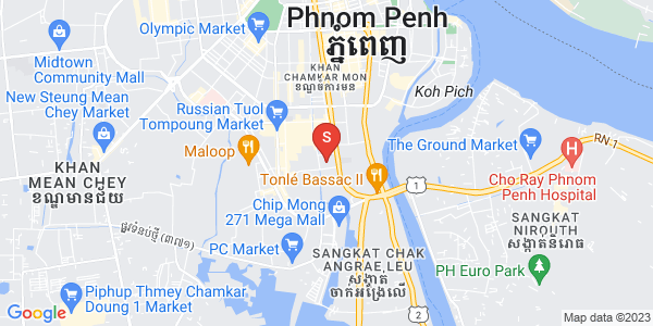 BKK 1, ボンケンコン, プノンペンの地図