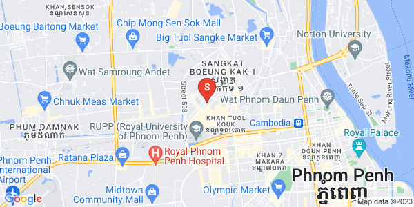 万谷湖1分区, 堆谷区, 金边地图