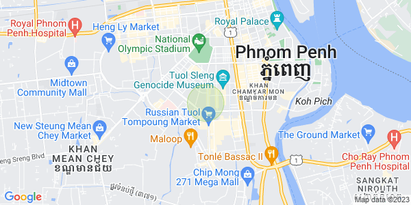 แผนที่ บีเคเค 3, บึงเกงกอง, พนมเปญ