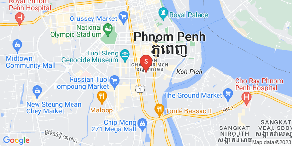 1050 89, BKK 1, ボンケンコン, プノンペンの地図