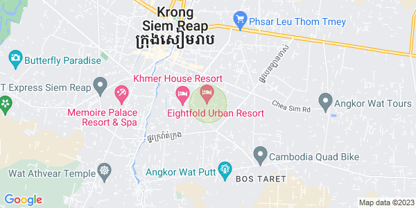 Sala Kamraeuk县, 暹粒地图