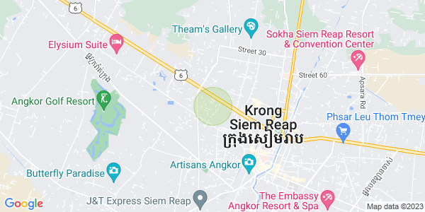 Svay Dangkum구역, 씨엠립 지도