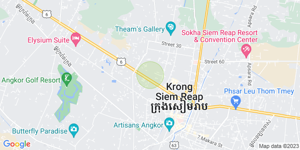 Svay Dangkum分区, 暹粒地图