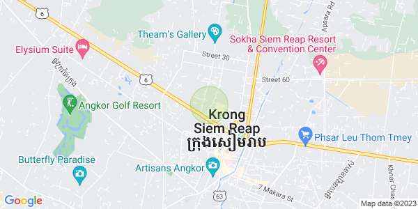 Svay Dangkum分区, 暹粒地图