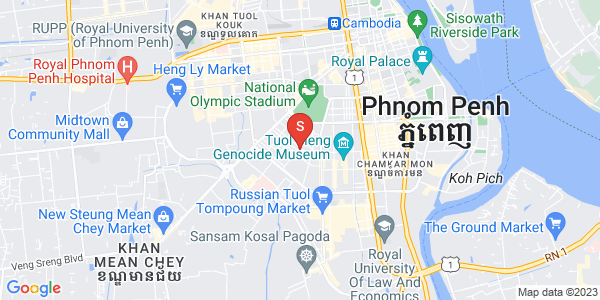 Map of BKK 1, Boeng Keng Kang, Phnom Penh
