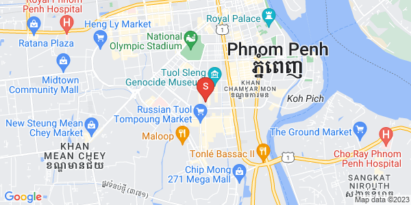 BKK 1, ボンケンコン, プノンペンの地図
