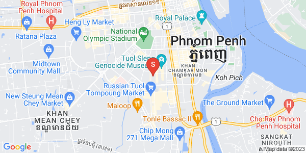 Mapa: BKK 1, Boeng Keng Kang, Phnom Penh
