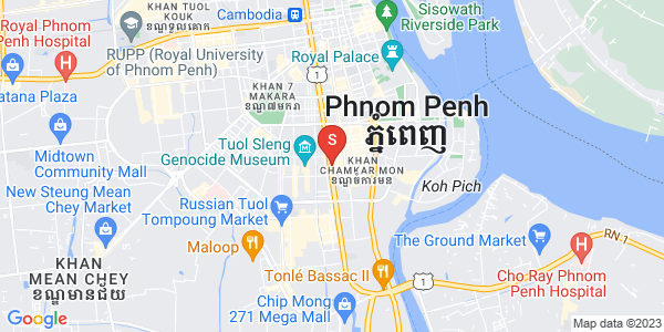 Map of BKK 1, Boeng Keng Kang, Phnom Penh