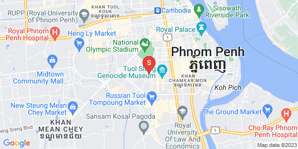 万景岗1分区（BKK1), 波哥堪, 金边地图