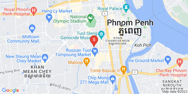 BKK 1, ボンケンコン, プノンペンの地図
