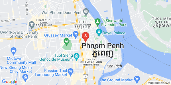新街市1分区, 隆边区, 金边地图