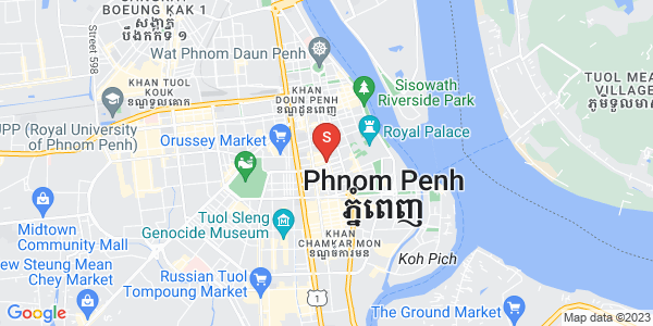 新街市1分区, 隆边区, 金边地图