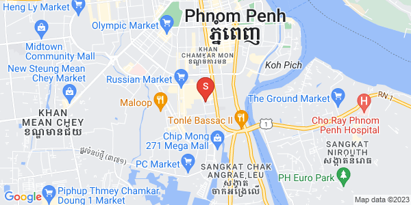 Map of BKK 1, Boeng Keng Kang, Phnom Penh
