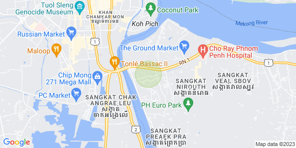 Map of Borey Peng Huoth: The Star Platinum