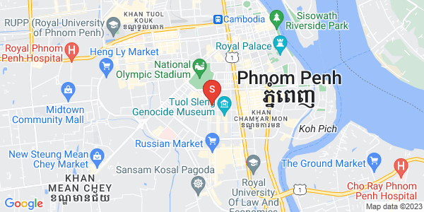 Mapa: BKK 3, Boeng Keng Kang, Phnom Penh