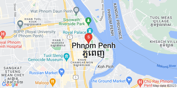 แผนที่ จักตอมุข, ดวนป็ญ, พนมเปญ