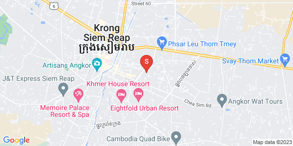 Mapa: Svay Dankum, Siem Reap