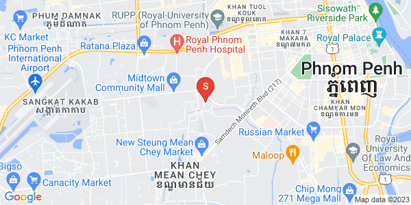 แผนที่ ตึกทลา, แซนสก, พนมเปญ