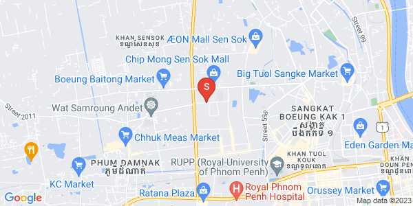 Map of Phnom Penh Thmey, Sen Sok, Phnom Penh