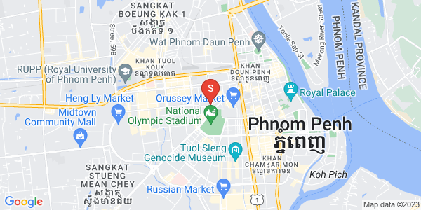 Map of Boeung Kak 1, Toul Kork, Phnom Penh