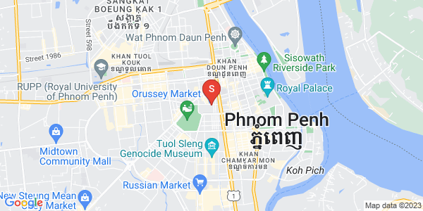 Mapa: 182 2A 113 &, Ou Ruessei 4, 7 Makara, Phnom Penh