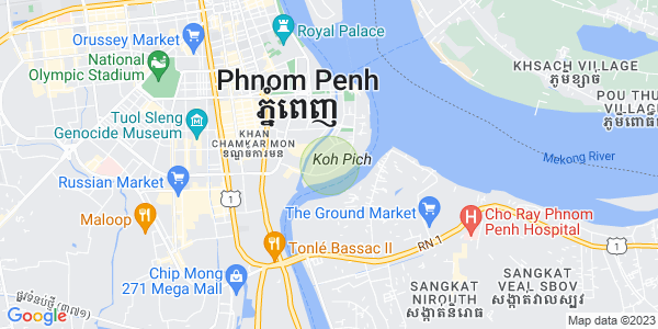 백색하구역, 짬까몬, 프놈펜 지도