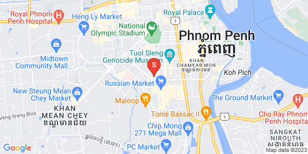 Mapa: Toul Tum Poung 1, Chamkarmon, Phnom Penh