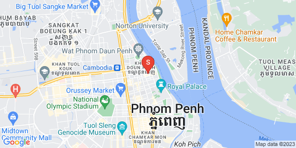 チャクトムク, ドーンペン, プノンペンの地図