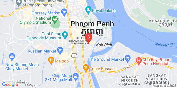 Map of BKK 1, Boeng Keng Kang, Phnom Penh