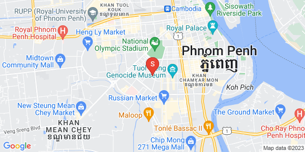 万景岗1分区（BKK1), 波哥堪, 金边地图