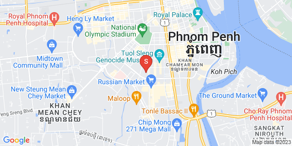 Mapa: BKK 1, Boeng Keng Kang, Phnom Penh