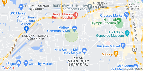 Map of Ou Baek K'am, Sen Sok, Phnom Penh
