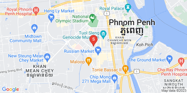 Mapa: Toul Tum Poung 1, Chamkarmon, Phnom Penh