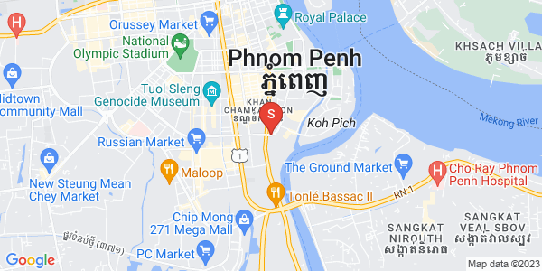 Mao Tse Toung Blvd 003, 백색하구역, 짬까몬, 프놈펜 지도