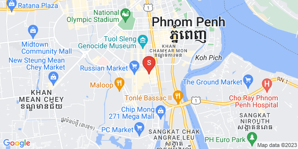 Mapa: 300, Toul Tum Poung 2, Chamkarmon, Phnom Penh