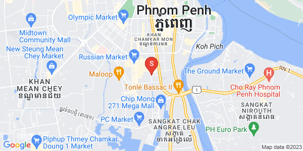 Mapa: Boeung Trabek, Chamkarmon, Phnom Penh