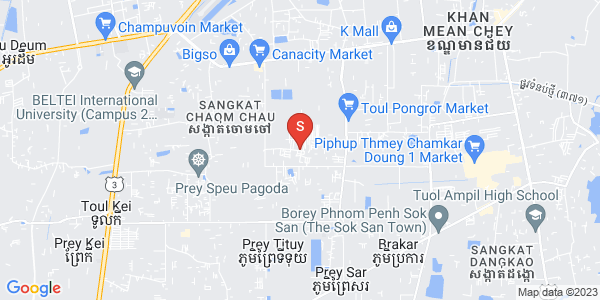 Mapa: Chaom Chau 3, Por Sen Chey, Phnom Penh
